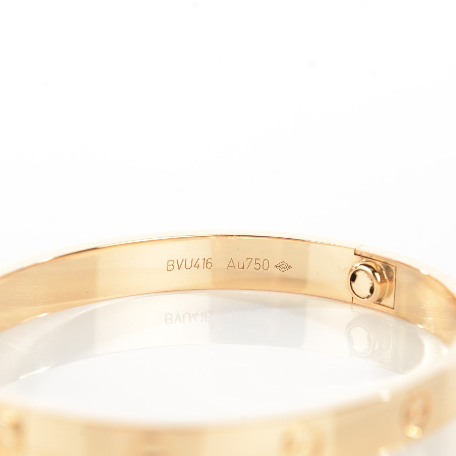Cartier 18K Yellow Gold LOVE Bracelet 17 5 of 6