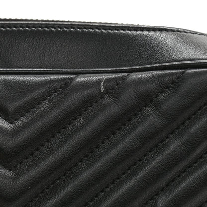Saint Laurent Calfskin Matelasse Monogram Lou Camera Bag Black 10 of 11