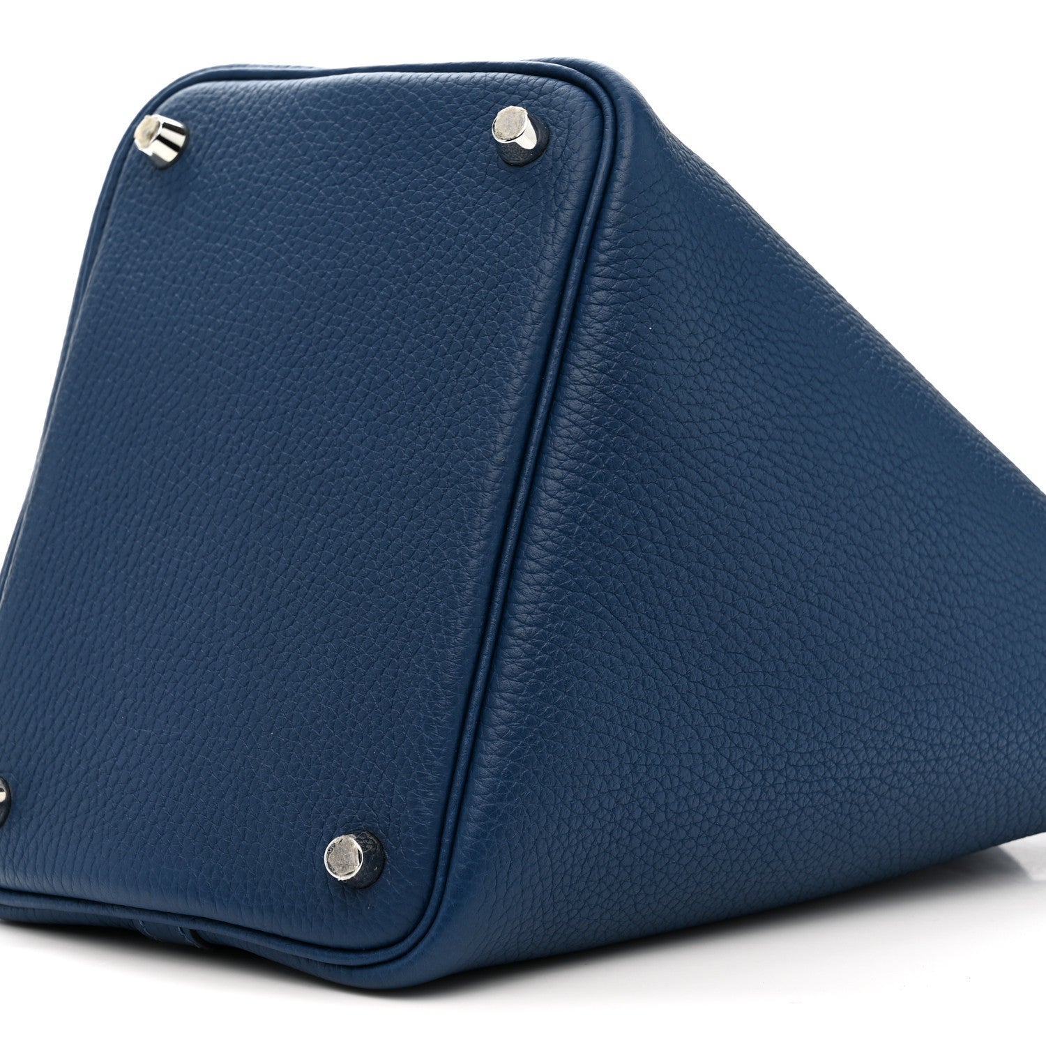 Hermes Taurillon Clemence Swift Eclat Picotin Lock 18 PM Deep Blue Anemone 10 of 11