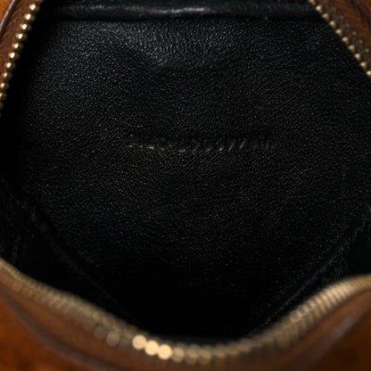 Saint Laurent Suede Fringe Small Monogram Love Shoulder Bag Brown 7 of 17