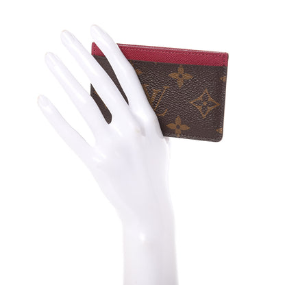 Louis Vuitton Monogram Card Holder Fuchsia 2 of 6