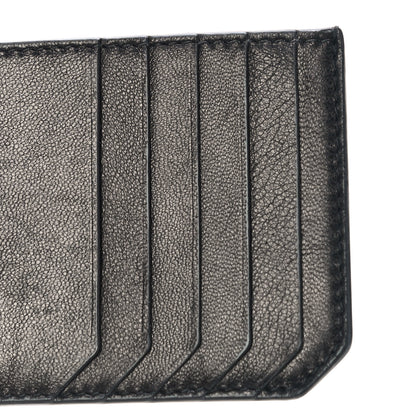 Saint Laurent Calfskin 5 Fragments Zip Pouch Card Holder Black 9 of 12