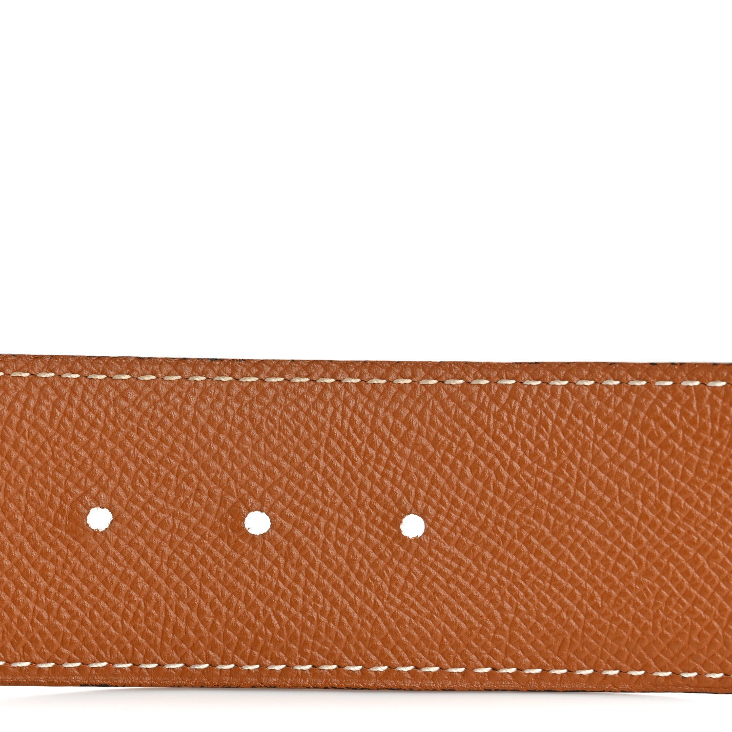 Hermes Epsom 42mm Belt Strap 95 38 Orange Gold 4 of 8