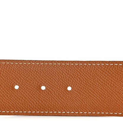 Hermes Epsom 42mm Belt Strap 95 38 Orange Gold 4 of 8