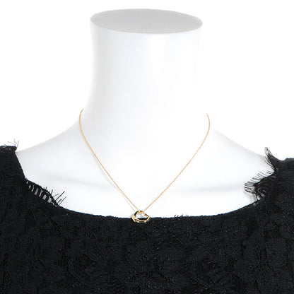 Tiffany Elsa Peretti Small 18K Yellow Gold Open Heart Pendant Necklace 2 of 7