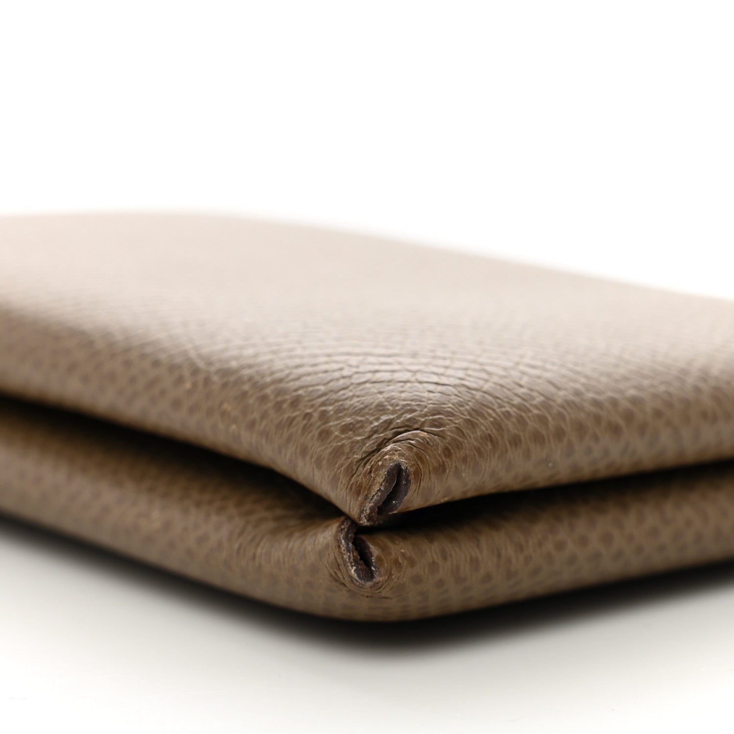 Hermes Epsom Calvi Card Case Etoupe 9 of 9