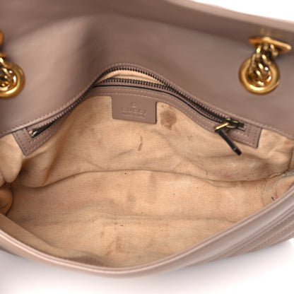 Gucci Calfskin Matelasse Small GG Marmont Shoulder Bag Porcelain Rose 5 of 11