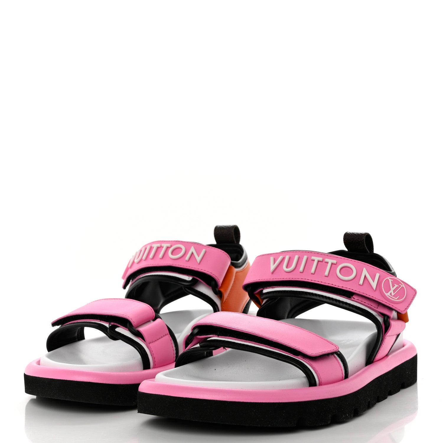 Louis Vuitton Calfskin Pool Pillow Flat Comfort Sandals 37 Rose Pop Pink 3 of 8