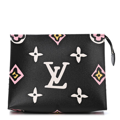 Louis Vuitton Monogram Giant Wild At Heart Toiletry Pouch 26 Black 1 of 4