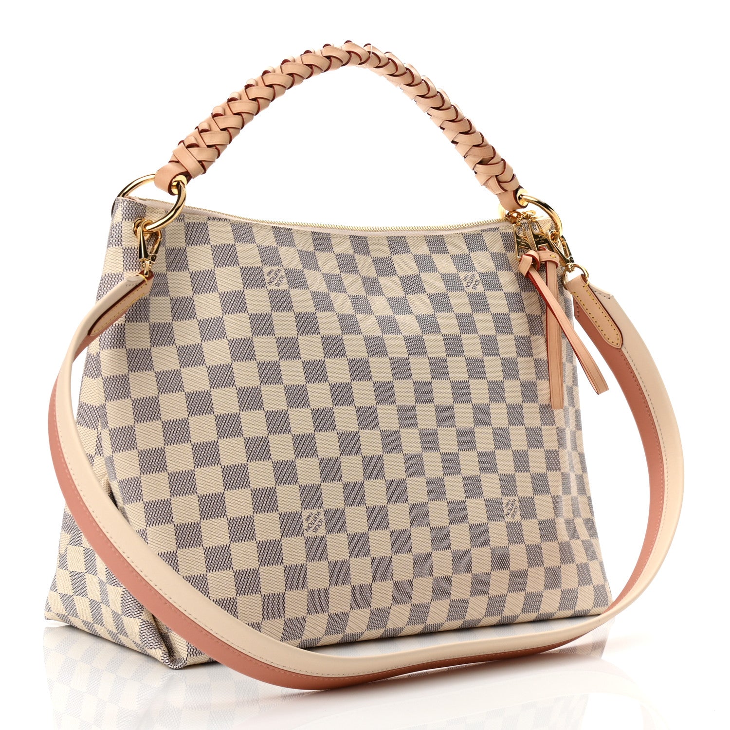 Louis Vuitton Damier Azur Beaubourg Hobo MM 3 of 9