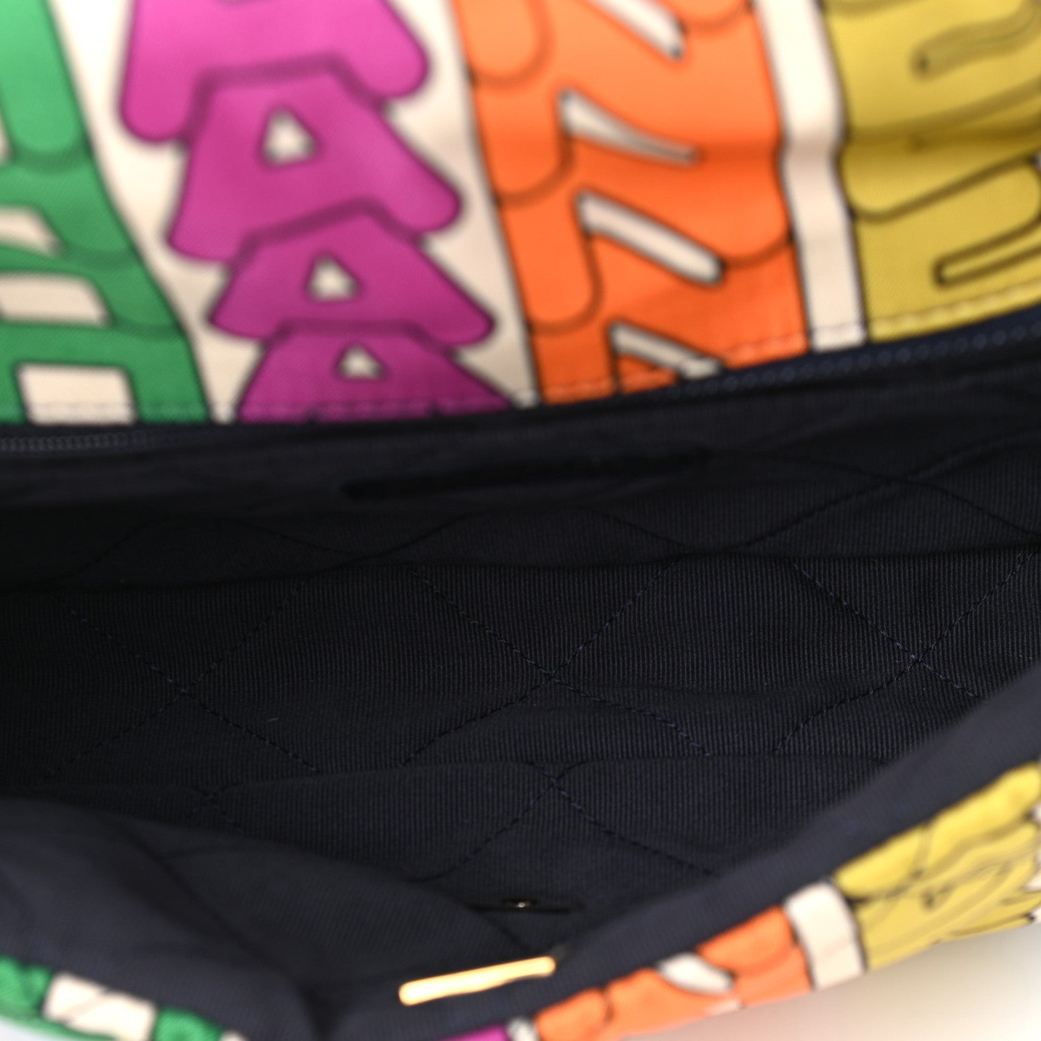 Chanel Printed Silk CC Small Single Flap Multicolor 5 of 11
