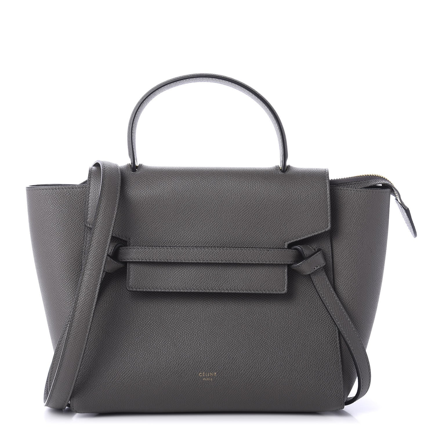 Celine Baby Grained Calfskin Micro Belt Bag Grey 1 of 9