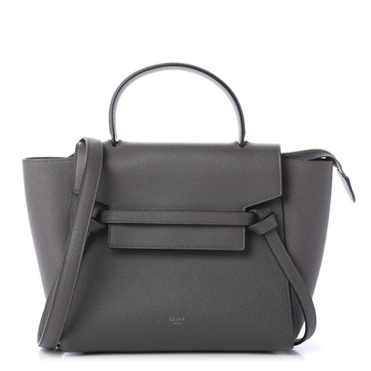 Celine Baby Grained Calfskin Micro Belt Bag Grey 1 of 9