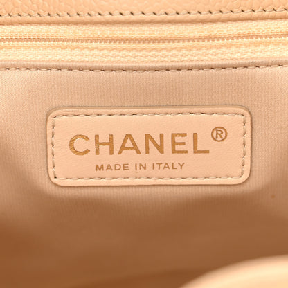 Chanel Caviar Quilted Petit Shopping Tote PST Beige Clair 6 of 13