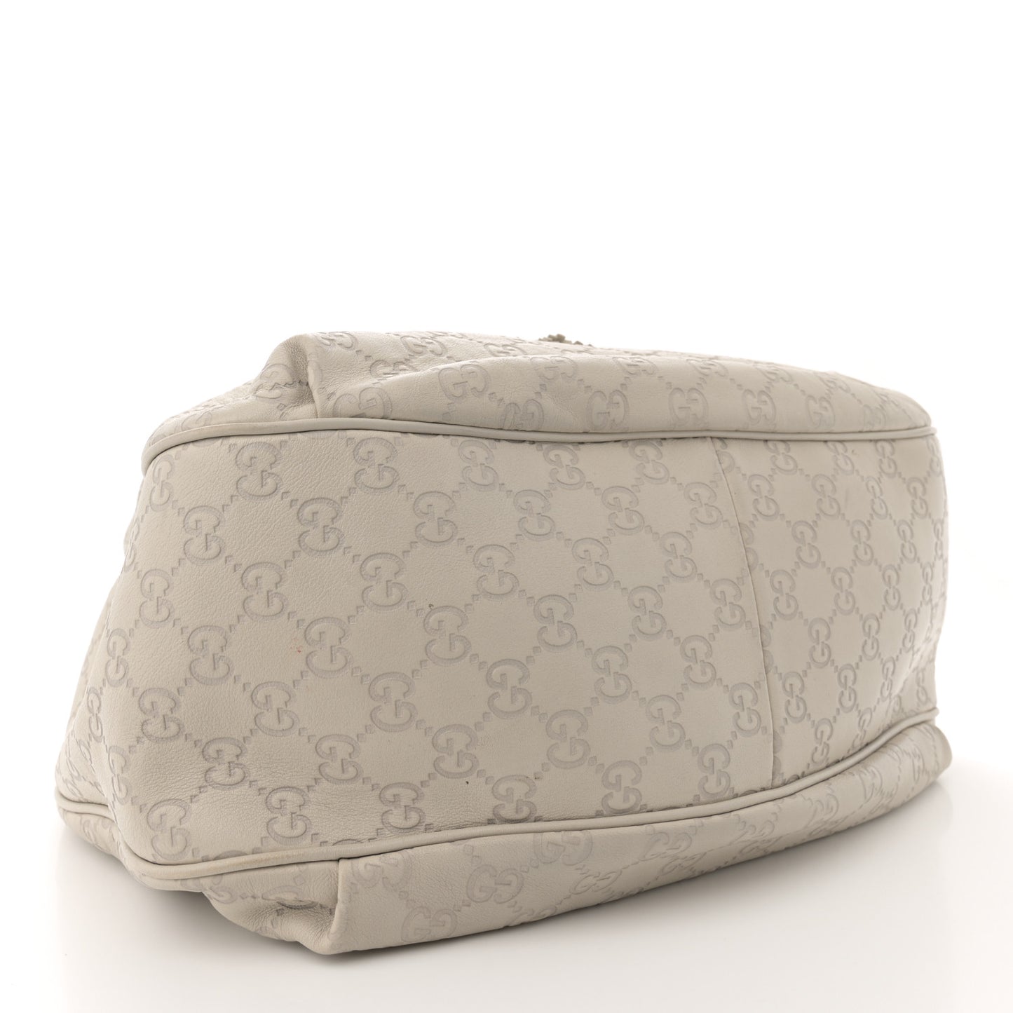 Guccissima Signature Medium Emily Hobo Mystic White