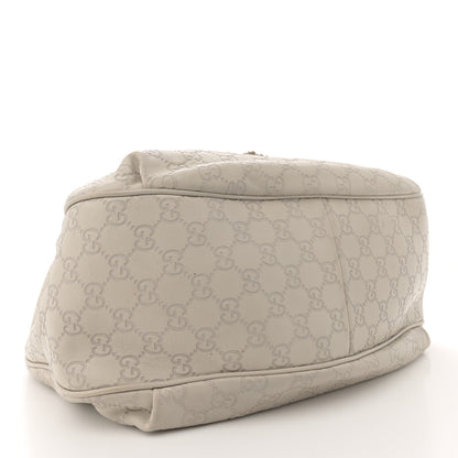 Gucci Guccissima Signature Medium Emily Hobo Mystic White 4 of 16