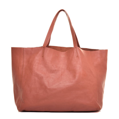 Celine Lambskin Horizontal Cabas Sienna 1 of 10