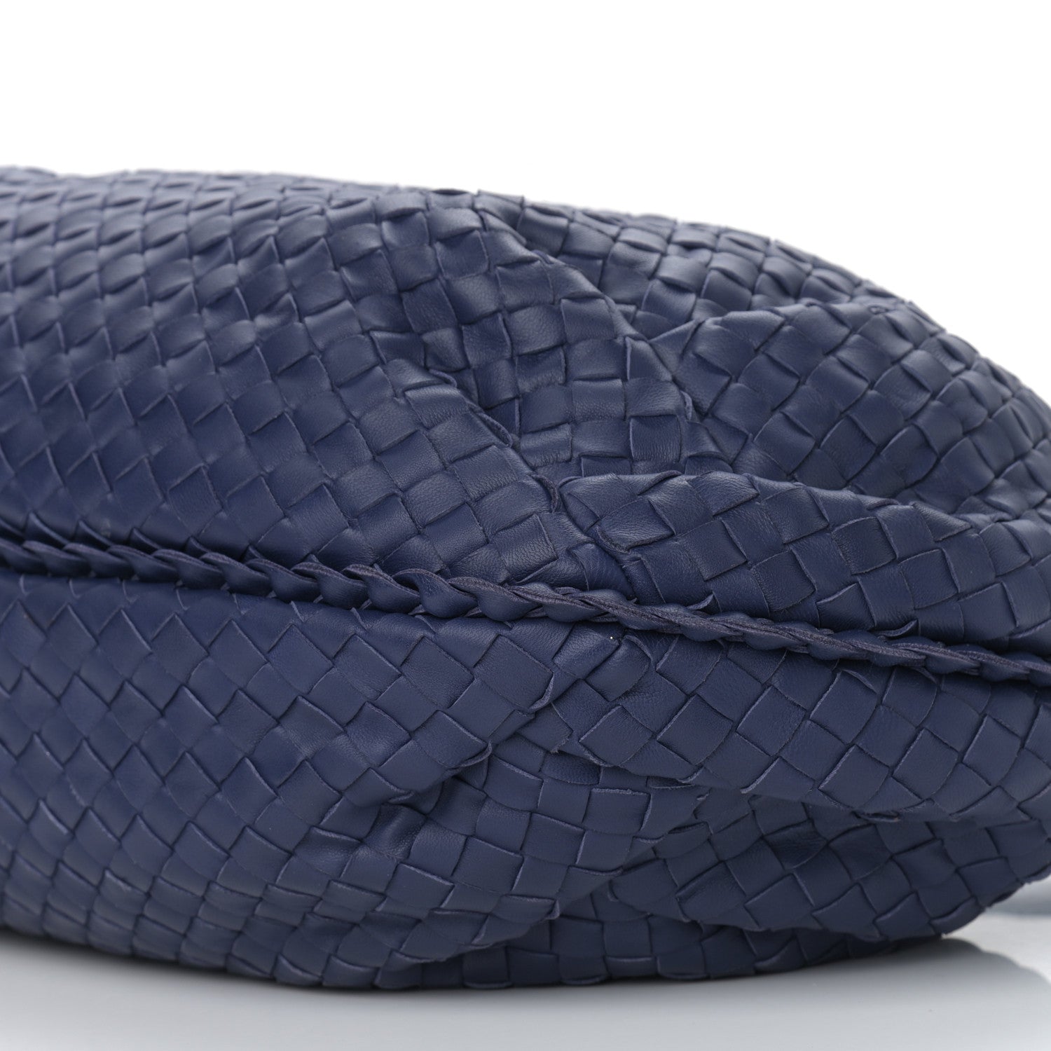 Bottega Veneta Nappa Intrecciato Medium Belly Veneta Hobo Sapphire 9 of 9