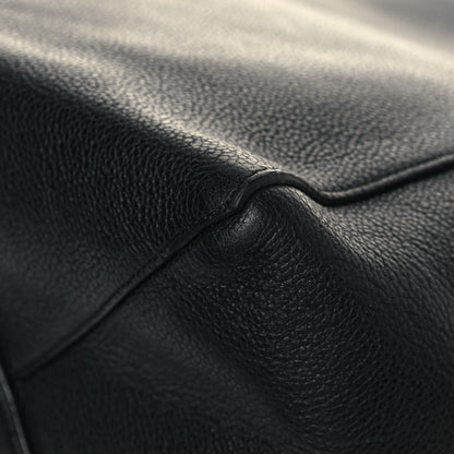Celine Soft Grained Calfskin Small Belt Cabas Phantom Black 11 of 12