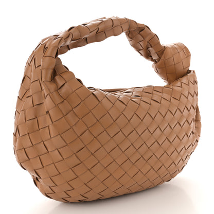 Bottega Veneta Nappa Intrecciato Teen Jodie Hobo Caramel 3 of 12