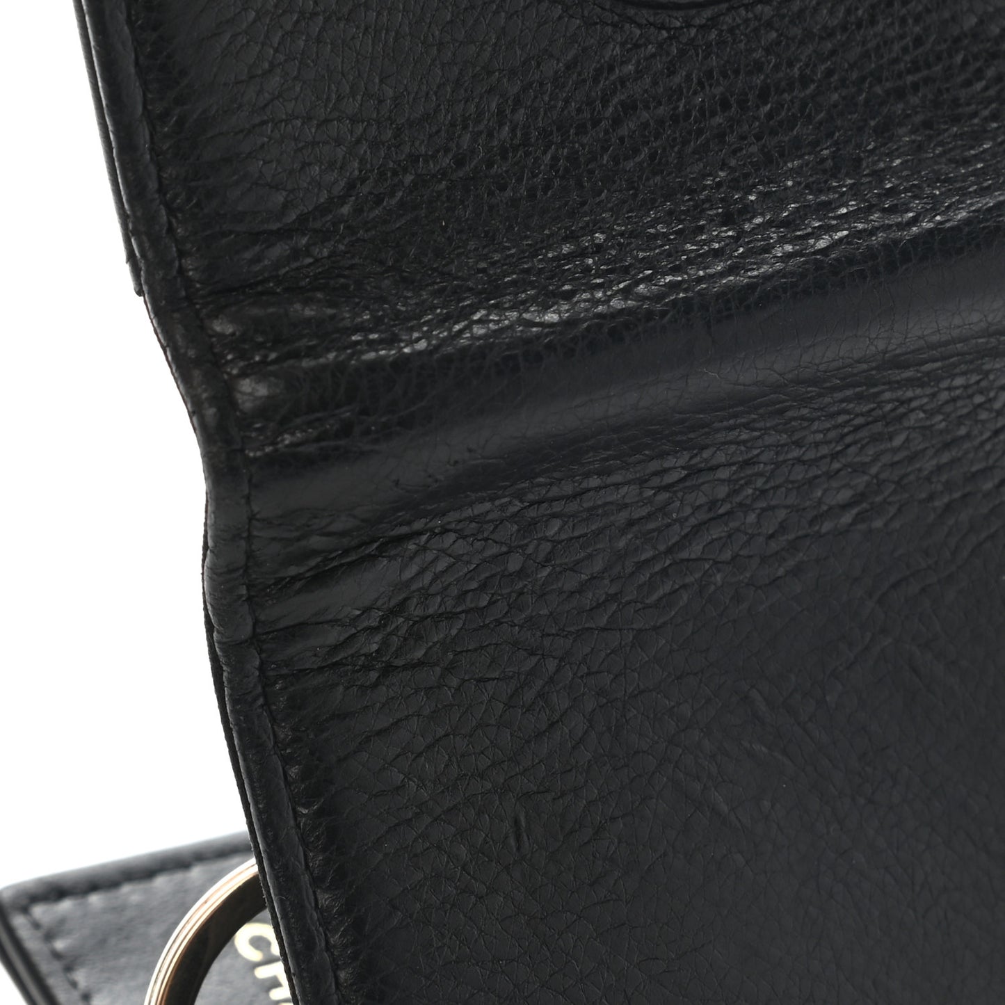Goatskin CC 4 Key Holder Black