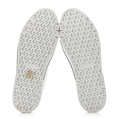 Hermes Epsom Womens Voltage Sneakers 36 White Black 5 of 7