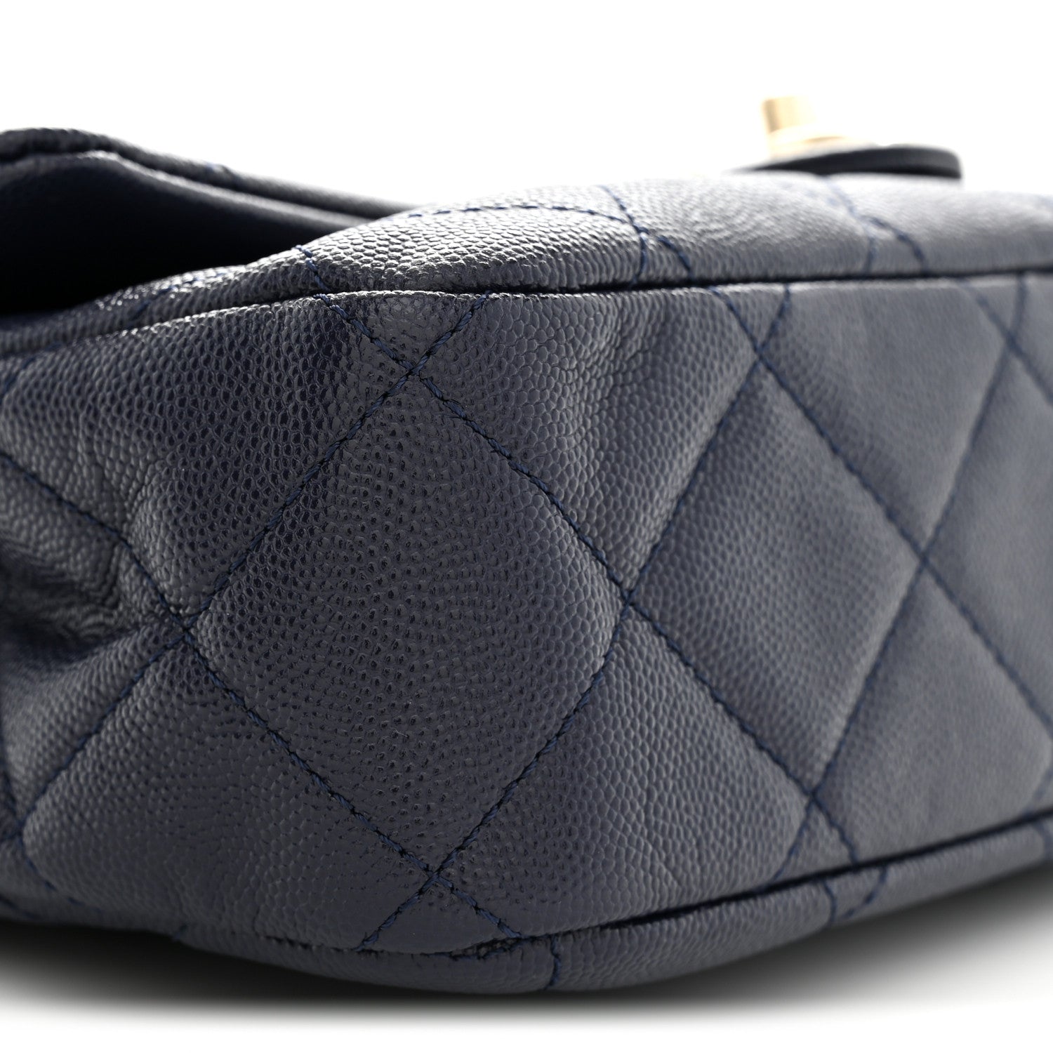 Chanel Caviar Quilted Large Funky Match Flap Navy 9 of 10