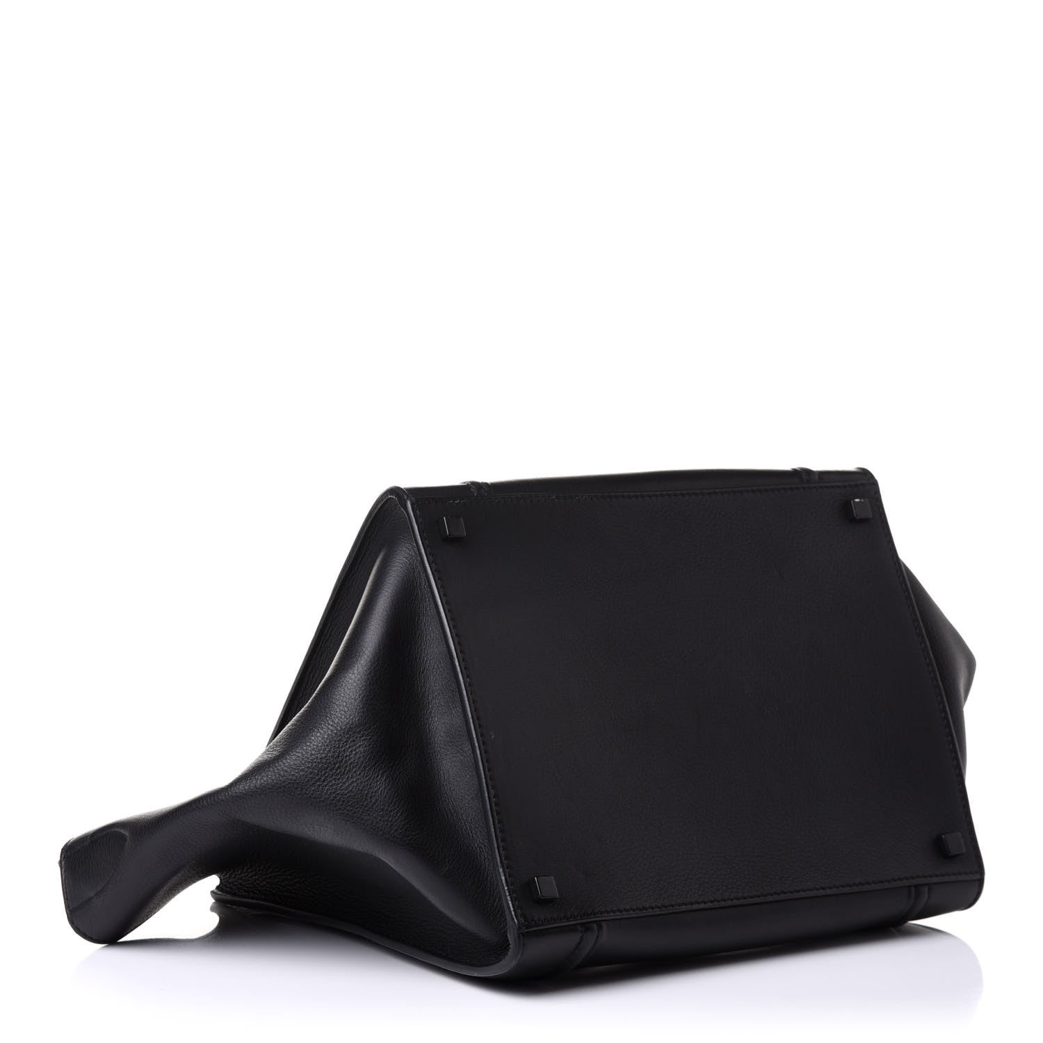 Celine Supple Calfskin Medium Phantom Luggage Black 4 of 10