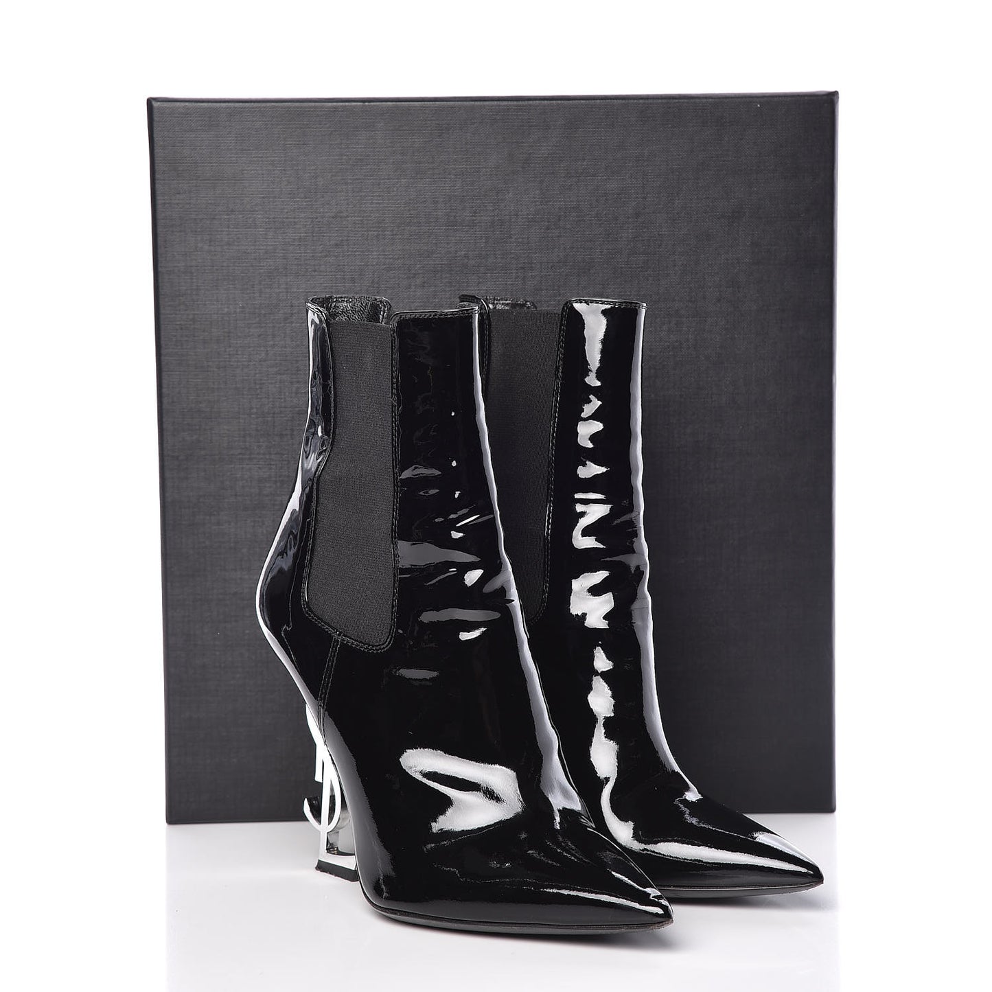 Patent Opyum Ankle Boot 37.5 Black