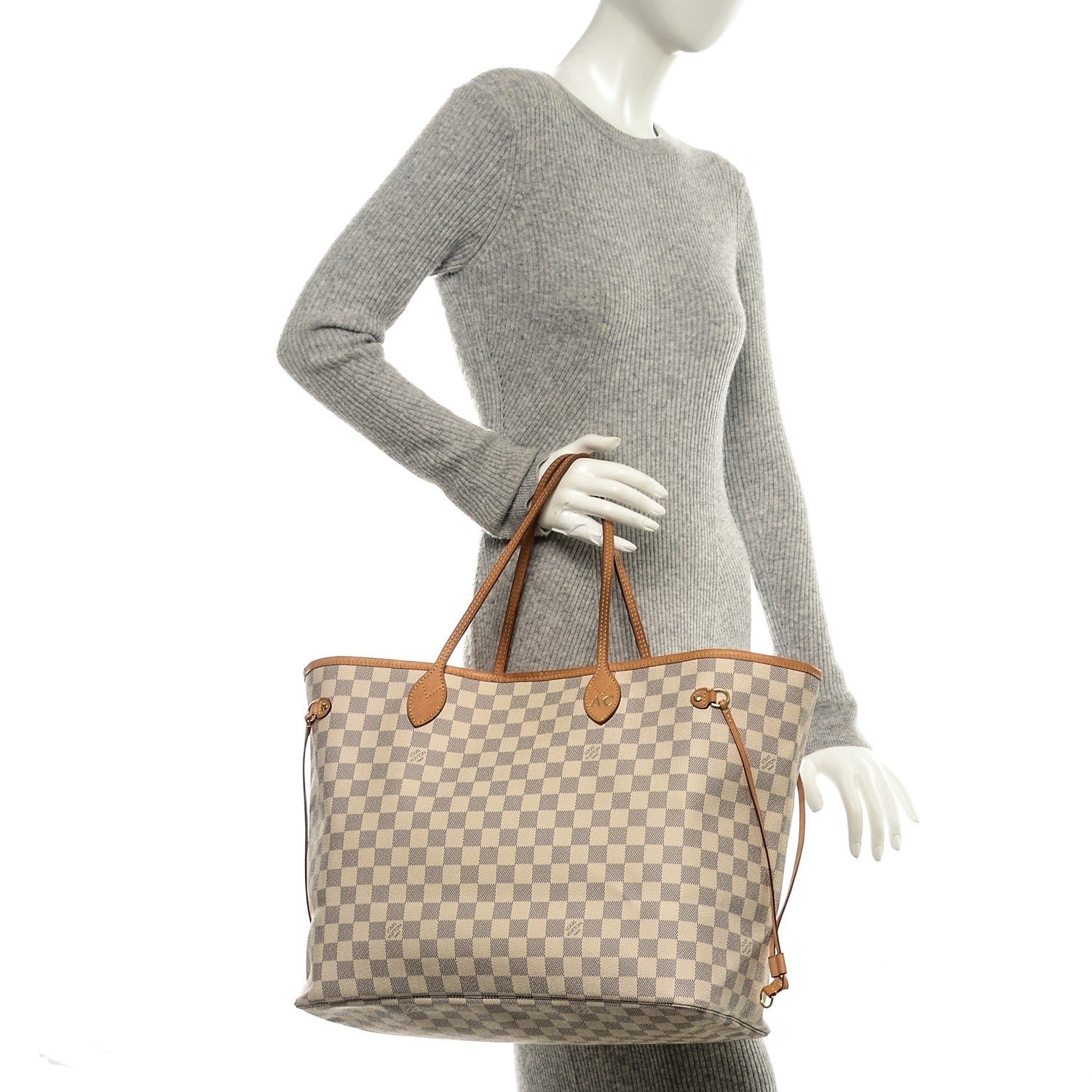 Louis Vuitton Damier Azur Neverfull GM 2 of 9