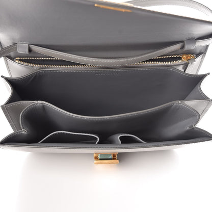 Celine Box Calfskin Medium Classic Box Flap Bag Zinc 5 of 7
