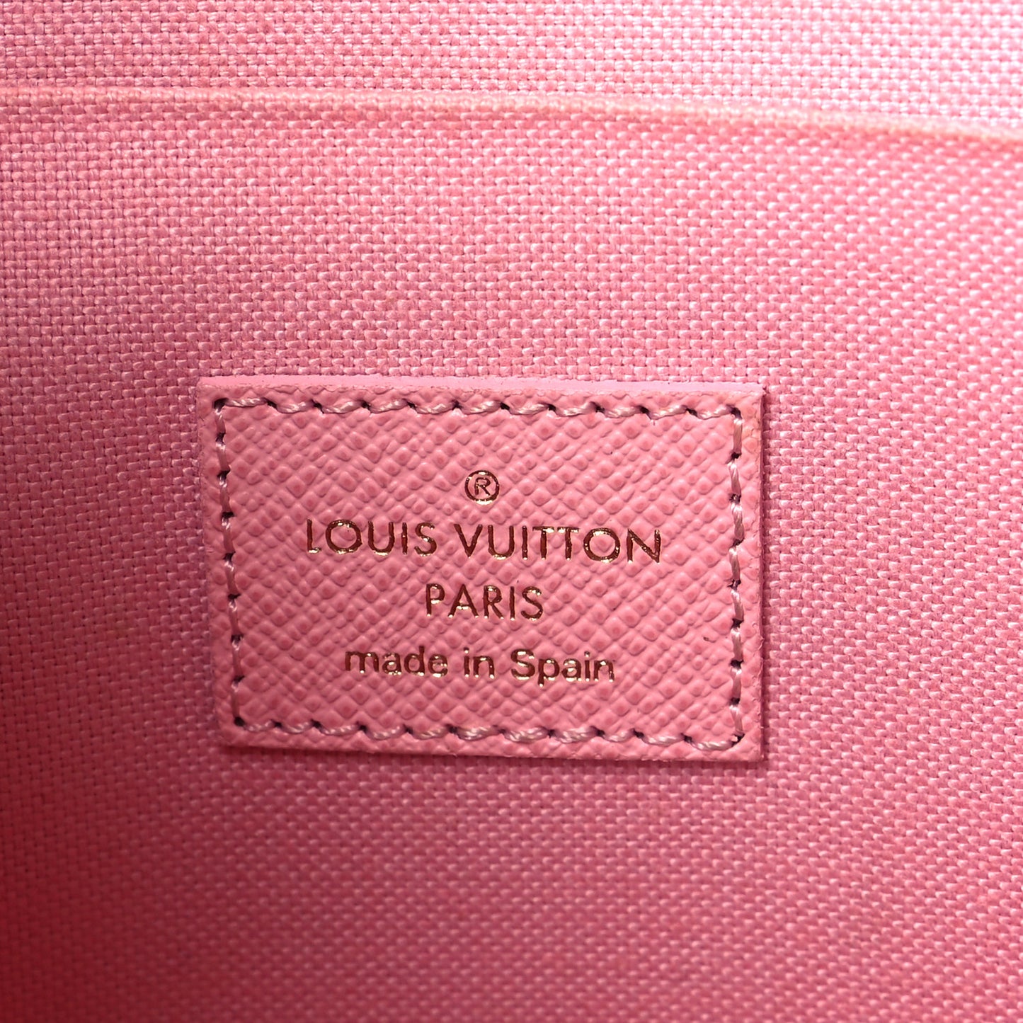 Damier Ebene Studded Pochette Felicie Chain Wallet