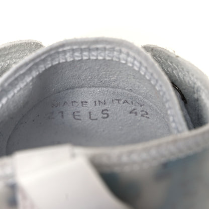 Christian Dior Technical Canvas Oblique Pixel Mens B23 High Top Sneakers 42 Beige Blue 8 of 8