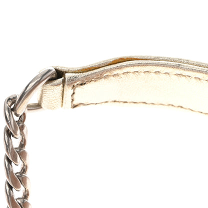 Prada Metallic Nappa Impunture Small Diagramme Crossbody Bag Gold 9 of 10