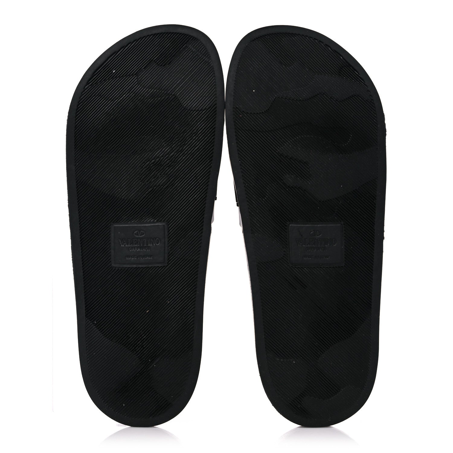Valentino Garavani Rubber Mens VLTN Pool Slide Sandals 41 Black 5 of 8
