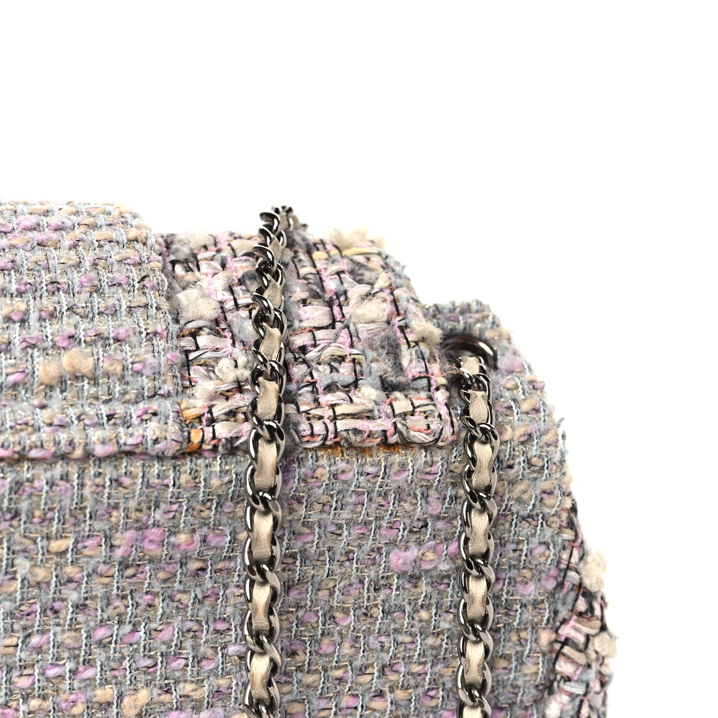 Tweed Medium Fantasy Flap Grey