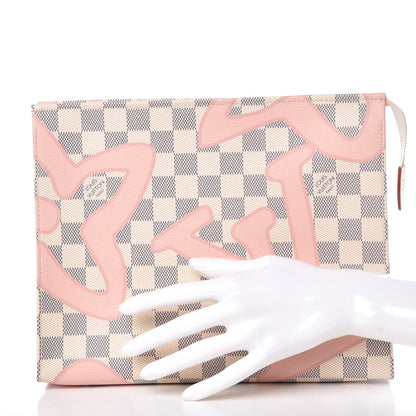 Louis Vuitton Damier Azur Tahitienne Toiletry Pouch 26 2 of 9