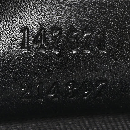 Gucci Monogram Small Perforated Messenger Black 7 of 10