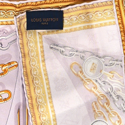 Louis Vuitton Silk Chains Square Scarf Pink 3 of 4