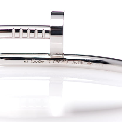 Cartier 18K White Gold Juste Un Clou Bracelet 17 3 of 3