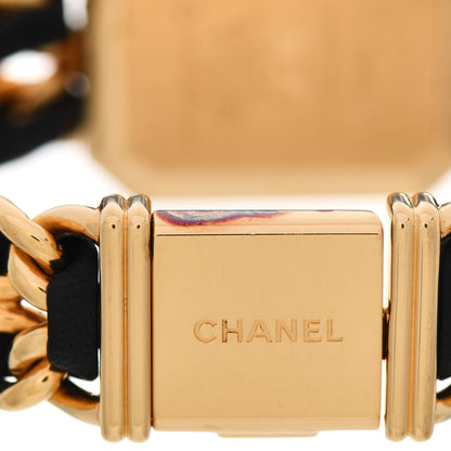 Chanel Stainless Steel Lambskin 20mm Chain Premiere Quartz Watch Gold M 5 of 6