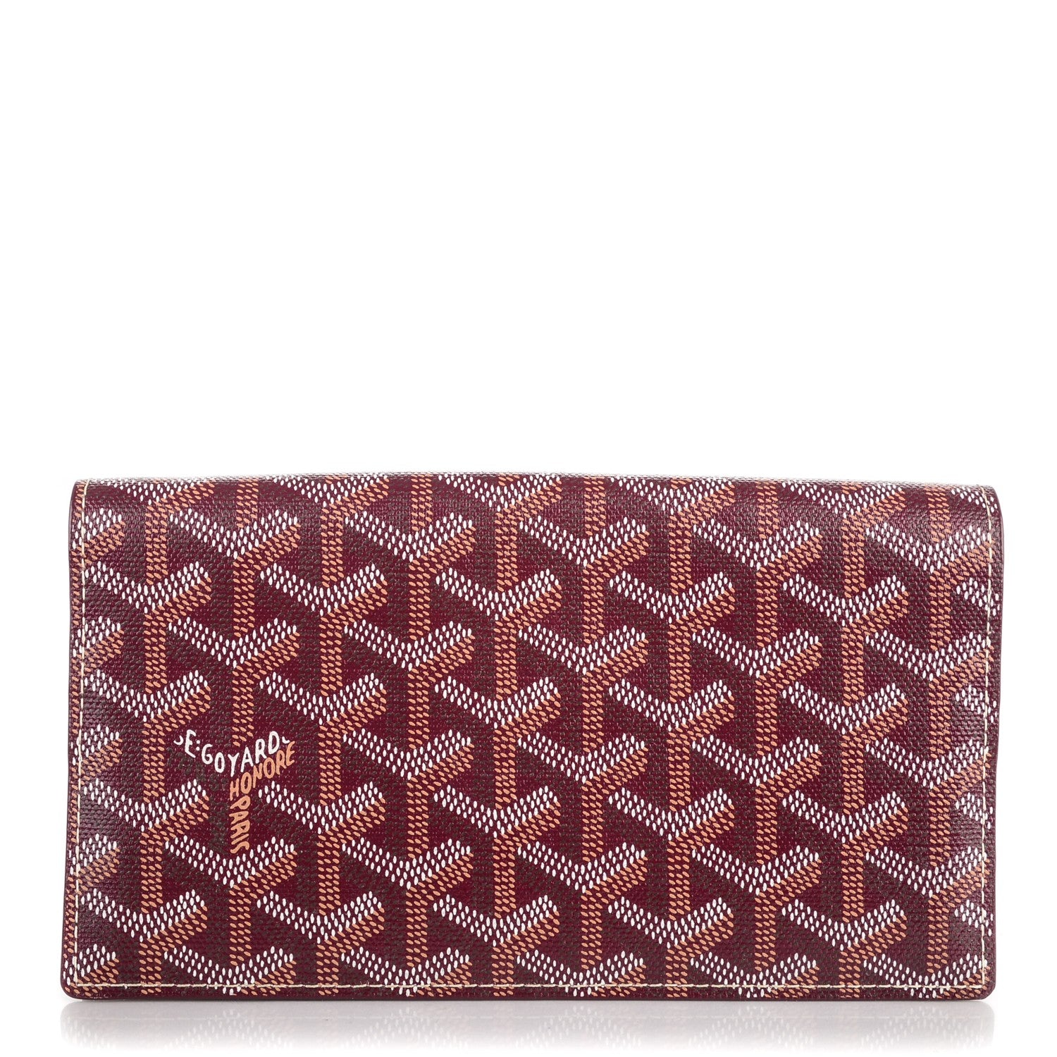 Goyard Goyardine Richelieu Wallet Burgundy 1 of 7