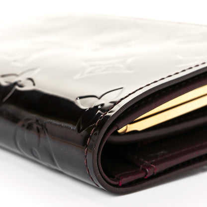 Louis Vuitton Vernis French Purse Wallet Amarante 8 of 8
