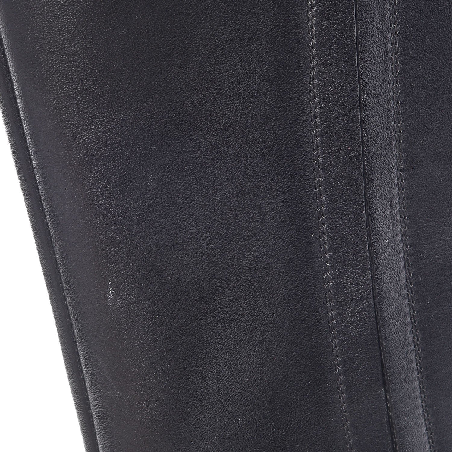 Valentino Garavani Smooth Calfskin Eyelet High Boots 36 Black 8 of 13