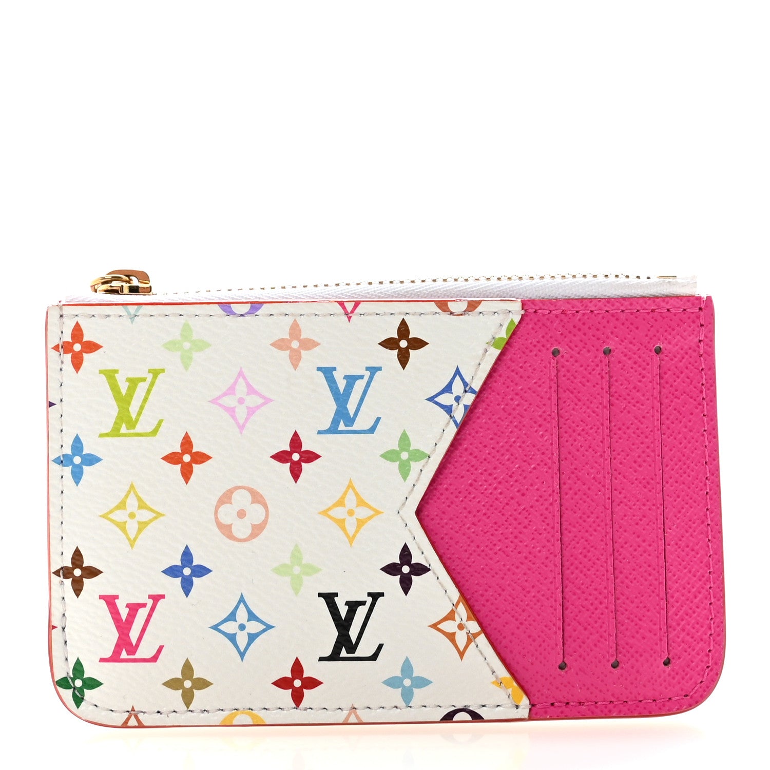 Louis Vuitton LV X TM Monogram Romy Card Holder Kawaii Pink 1 of 6
