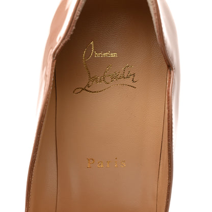 Christian Louboutin Patent Hot Chick 100 Pumps 40 Nude 7 of 8
