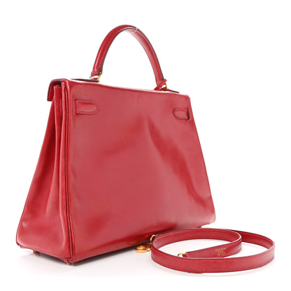 Hermes Box Kelly Retourne 32 Rouge Casaque 3 of 16