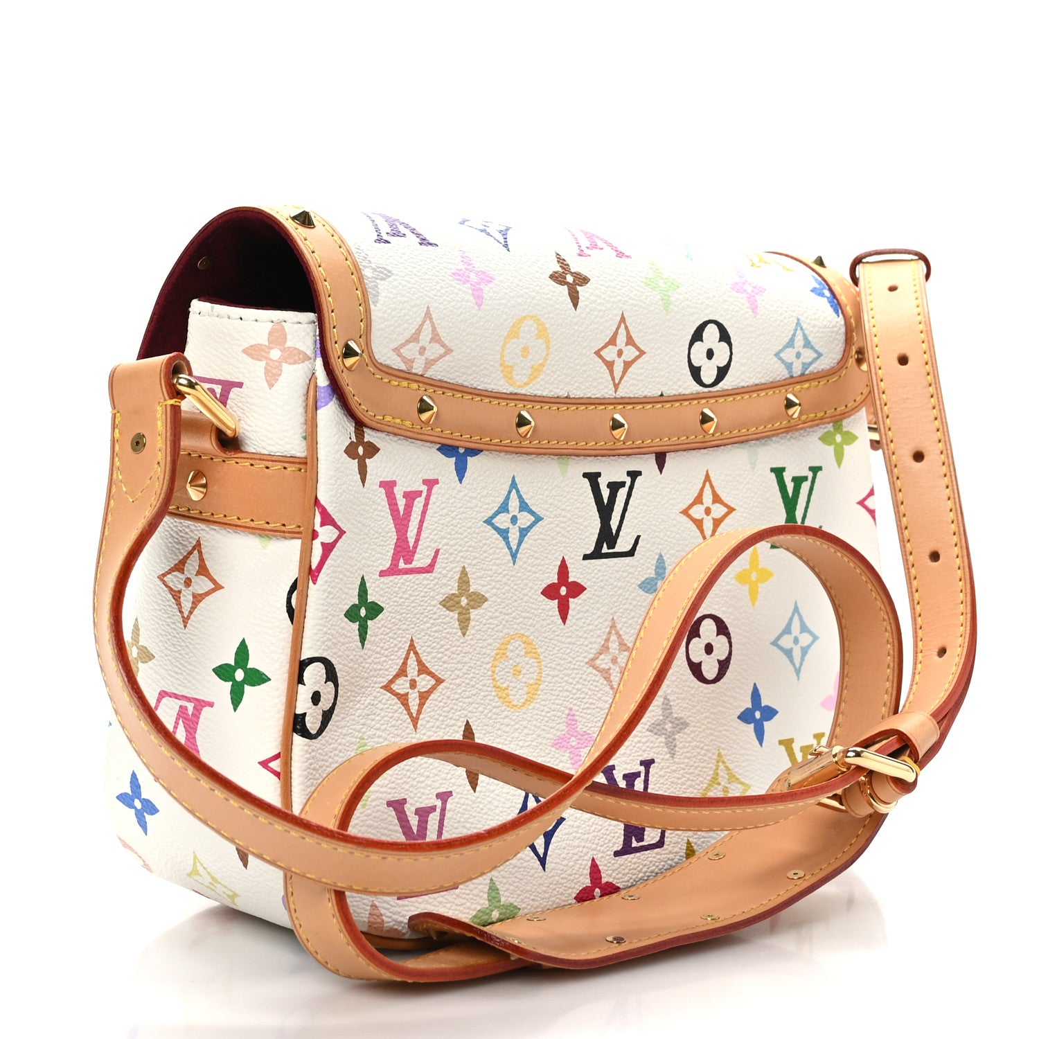 Louis Vuitton Monogram Multicolor Sologne White 2 of 7