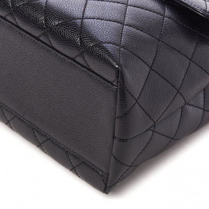Chanel Caviar Quilted Jumbo Kelly Flap Black 4 of 9