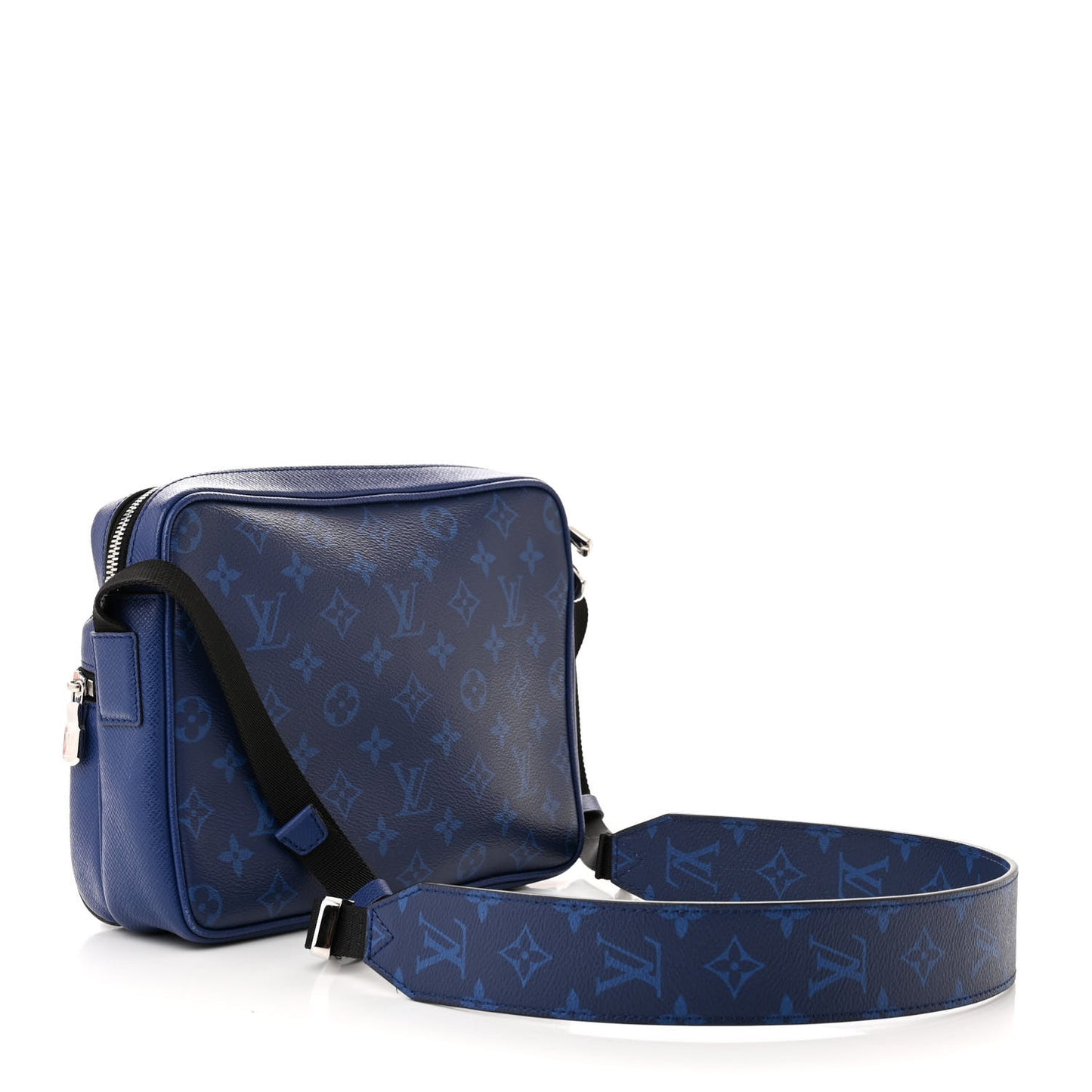 Taiga Monogram Outdoor Messenger Cobalt